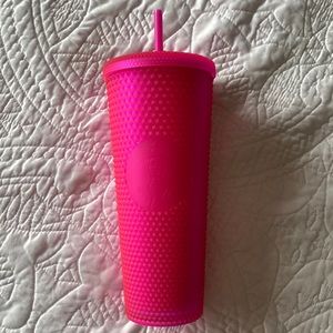Starbucks Hot Pink Studded Tumbler